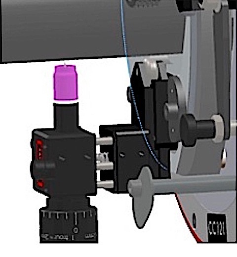 Axial adjustment of the electrode position