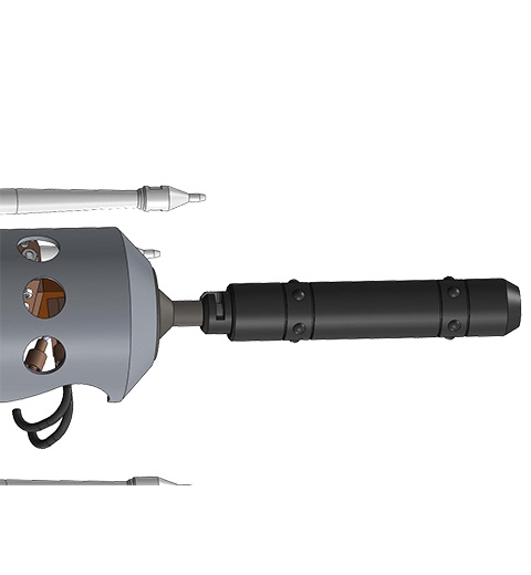 Mandrel system: Concentric clamping over the inside of the tube