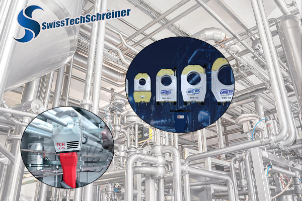 Steps for stainless steel pipe processing at Swisstech Schreiner